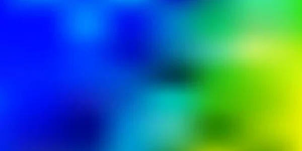 ライトブルー グリーンのベクトルの背景がぼやけている 抽象的なスタイルでグラデーションとカラフルなイラスト あなたの仕事のサイン — ストックベクタ