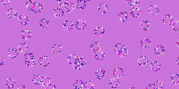 Світло Фіолетовий Рожевий Векторний Фон Крапками Барвисті Ілюстрації Градієнтними Точками — стоковий вектор