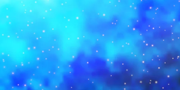 明亮的蓝光矢量纹理与美丽的星星 — 图库矢量图片