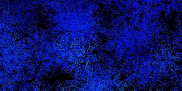 Темно Синий Векторный Отскок Кривыми Красочный Геометрический Образец Градиентными Кривыми — стоковый вектор