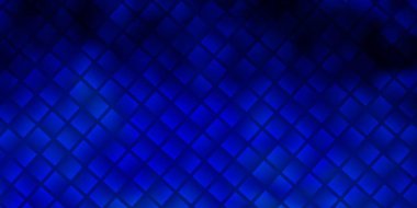 Koyu mavi vektör dokusu dikdörtgen biçiminde. Gradyan dikdörtgenleri ve kareleri olan renkli çizimler. Reklamınız, posteriniz, afişiniz için en iyi tasarım.