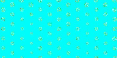 Açık mavi, sarı vektör çiçekli doğal fon. Basit arka planda doğal tarzda renkli çiçekler. Kadınlar için gündüz terfisi.