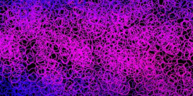 Koyu mor, soyut şekilli pembe vektör şablonu. Gradyan rastgele formlarla modern soyut illüstrasyon. Cep telefonları için arka plan.