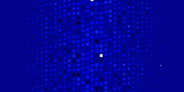 Dikdörtgenli hafif Mavili vektör arkaplanı. Gradyan dikdörtgenleri ve kareleri olan renkli çizimler. Web siteleri, iniş sayfaları için desen.