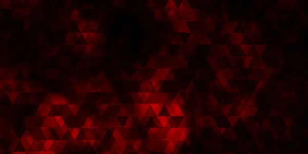 Тёмно Красная Векторная Текстура Линиями Треугольниками Красочная Иллюстрация Треугольниками Простом — стоковый вектор