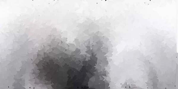 Hellgraue Vektor Abstraktes Dreiecksmuster Illustration Glasscherbenstil Mit Dreiecken Mehrzweck App — Stockvektor