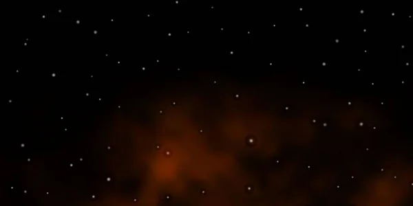 Dunkelgelber Vektorhintergrund Mit Bunten Sternen — Stockvektor