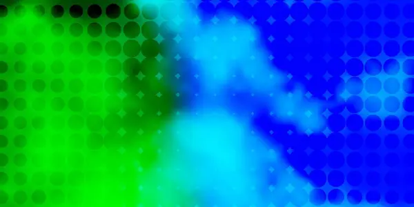 Light Blue Green Vector Background Bubbles — Stock Vector
