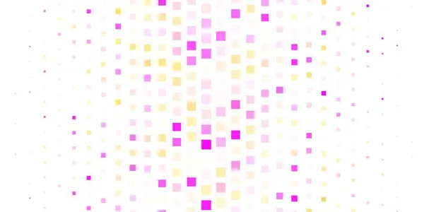 Світло Рожевий Жовтий Векторний Шаблон Прямокутниках — стоковий вектор