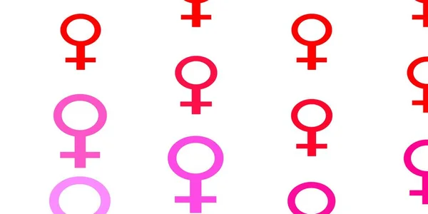 浅粉色 黄色矢量背景与妇女的权力符号 摘要通过对妇女权力的描述来进行摘要说明 应用程序设计的基础 — 图库矢量图片