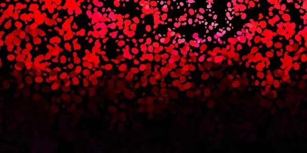 Rosa Escuro Textura Vetorial Vermelha Com Formas Memphis Ilustração Abstrata — Vetor de Stock