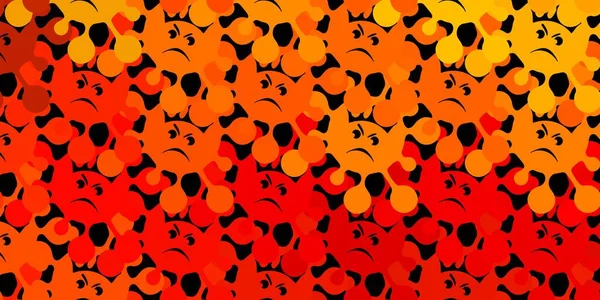 Σκούρο Πορτοκαλί Διανυσματική Υφή Σύμβολα Ασθενειών Αφηρημένη Απεικόνιση Σχήματα Βιολογικής — Διανυσματικό Αρχείο