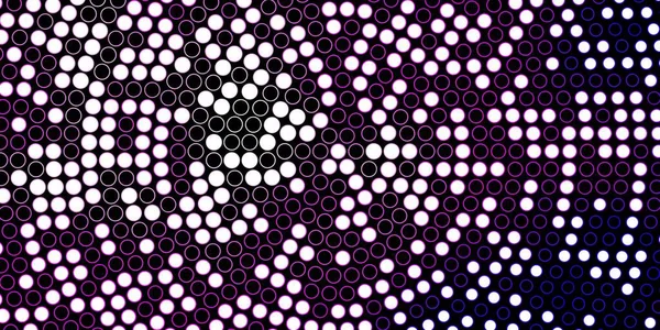 Dark Purple Fondo Vectorial Rosa Con Círculos Discos Coloridos Abstractos — Vector de stock