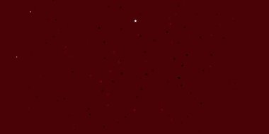 Küçük ve büyük yıldızlı koyu mor vektör arkaplan. Yıldızlı bulanık dekoratif tasarım. Hediyeleri paketlemek için desen.