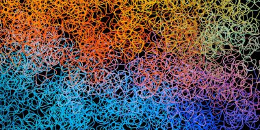 Lacivert, sarı vektör arkaplan ve rastgele şekiller. Soyut tarzda, gradyan formlarda basit tasarım. Duvar kağıdı seti için zarif tasarım.