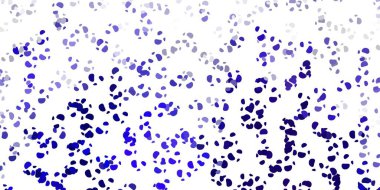 Açık mor, kaotik şekilli pembe vektör arkaplanı. Gradyan rastgele formlarla modern soyut illüstrasyon. İşiniz için akıllı tasarım.