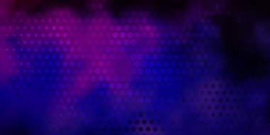 Koyu Mor, disklerle pembe vektör dokusu.