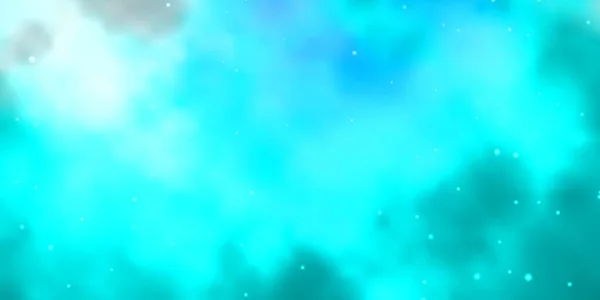 Fond Vectoriel Bleu Clair Avec Des Étoiles Colorées Illustration Colorée — Image vectorielle