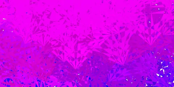 Темно Розовый Вектор Искушают Треугольниками Умная Абстрактная Иллюстрация Треугольными Формами — стоковый вектор