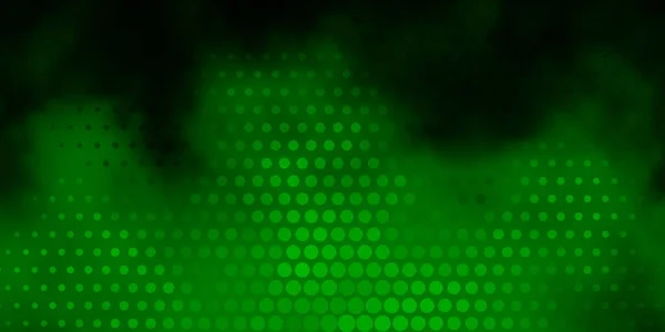 Hellgrüner Gelber Vektorhintergrund Mit Punkten — Stockvektor