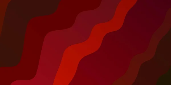 Темно Красный Векторный Рисунок Кривыми Линиями Красочная Иллюстрация Состоящая Кривых — стоковый вектор
