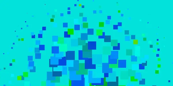 Lichtblauwe Groene Vectorachtergrond Veelhoekige Stijl — Stockvector