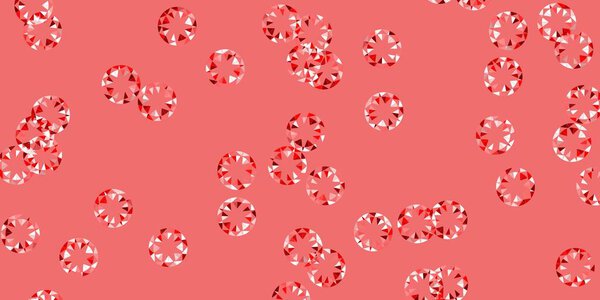 Светло-красная векторная текстура с дисками. Красочная иллюстрация с градиентными точками в стиле природы. Новый шаблон для книги брендов.
