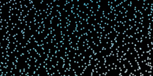 Темно Синий Векторный Фон Цветными Звездами Современная Геометрическая Абстрактная Иллюстрация — стоковый вектор