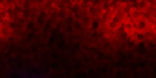 Темно Розовое Красное Векторное Покрытие Простыми Шестиугольниками Простая Иллюстрация Красочными — стоковый вектор