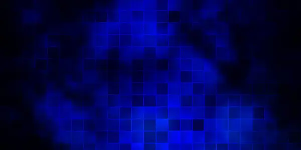 Ciemnoniebieski Wzór Wektora Kwadratowym Stylu Nowoczesny Design Prostokątami Abstrakcyjnym Stylu — Wektor stockowy