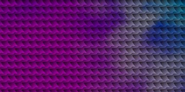 Açık Pembe, mavi vektör arka planı çokgen biçiminde. Gradyan dikdörtgenleri ve kareleri olan renkli çizimler. İş broşürleri, broşürler için desen