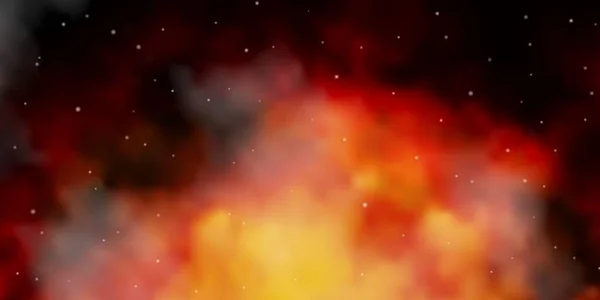 Σκούρο Πορτοκαλί Διανυσματική Διάταξη Φωτεινά Αστέρια Πολύχρωμη Απεικόνιση Αφηρημένο Στυλ — Διανυσματικό Αρχείο