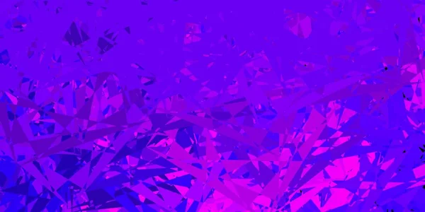 Fond Vectoriel Violet Foncé Avec Des Formes Polygonales Illustration Matériel — Image vectorielle