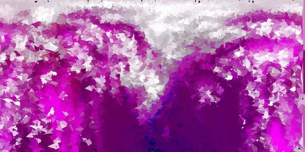 Ciemny Różowy Wektor Abstrakcyjny Tło Trójkąta Mozaika Kolorowa Ilustracja Koncepcją — Wektor stockowy