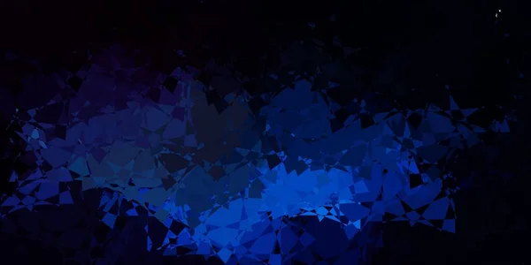 Koyu Mavi Üçgen Şekilli Sarı Vektör Şablonu Üçgen Şekilli Şekilli — Stok Vektör