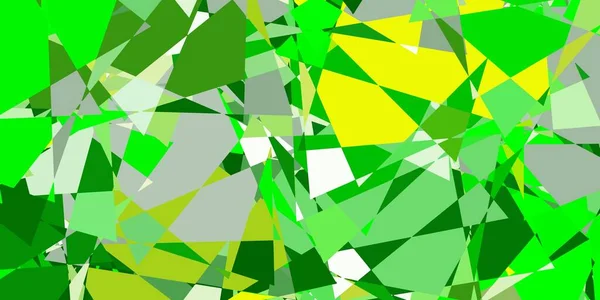 Hellroter Vektorhintergrund Mit Dreiecken Linien Dreiecksformen Mit Farbenfrohem Verlauf Abstrakten — Stockvektor