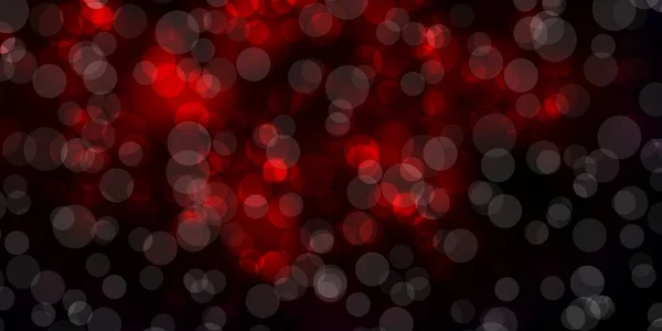 Темно Красный Векторный Фон Кругами — стоковый вектор