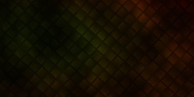 Koyu yeşil, dikdörtgenli sarı vektör arkaplan. Gradyan dikdörtgenleri ve kareleri olan renkli çizimler. Web siteleri, iniş sayfaları için desen.