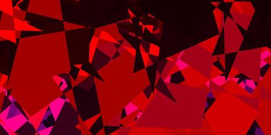 Koyu mor, soyut şekilli pembe vektör deseni. Basit gradyan şekilli renkli bir çizim. Cep telefonları için arka plan.