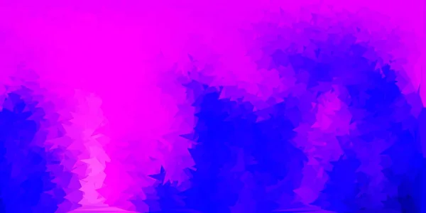 Luz Púrpura Rosa Vector Triángulo Mosaico Fondo Pantalla Nueva Ilustración — Vector de stock