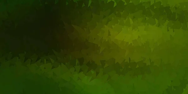 Σκούρο Πράσινο Διάνυσμα Κλίση Πολύγωνο Ταπετσαρία Αφηρημένη Απεικόνιση Κομψά Τρίγωνα — Διανυσματικό Αρχείο