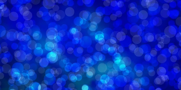 Heller Blauer Vektorhintergrund Mit Blasen — Stockvektor