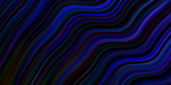 Темний Blue Векторне Компонування Крихкими Лініями — стоковий вектор