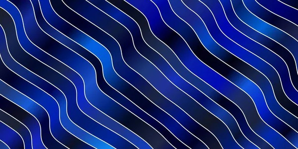 Modèle Vectoriel Bleu Clair Avec Lignes Courbes — Image vectorielle