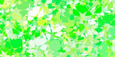 Çokgen formlu açık kırmızı vektör arkaplanı. Renkli soyut üçgenli web materyali çizimi. Reklamlar için şablon.