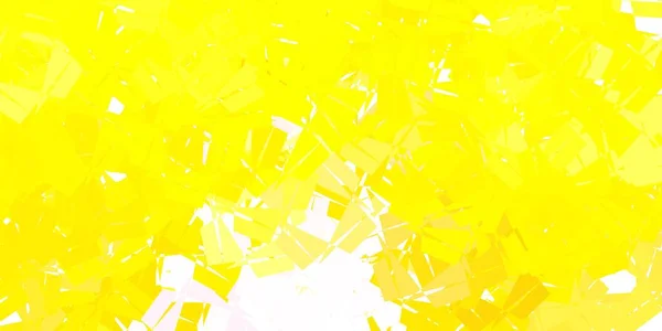 Açık Pembe Sarı Vektör Üçgen Mozaik Duvar Kağıdı Soyut Üçgenlerle — Stok Vektör