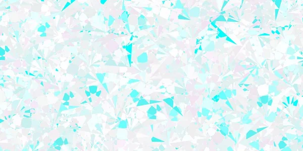 Hellrosa Blauer Vektorhintergrund Mit Polygonalen Formen Illustration Mit Abstrakten Bunten — Stockvektor