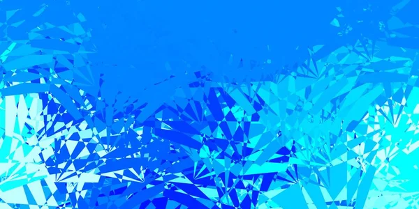 Sfondo Vettoriale Azzurro Chiaro Con Forme Poligonali Magnifica Illustrazione Astratta — Vettoriale Stock