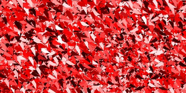 Dunkelorangefarbener Vektorhintergrund Mit Dreiecken Linien Webmaterialillustration Mit Bunten Abstrakten Dreiecken — Stockvektor