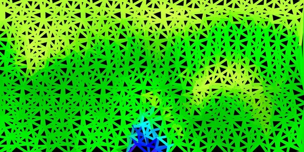 Темно Зелений Векторний Абстрактний Трикутник Сучасна Абстрактна Ілюстрація Полігональними Трикутниками — стоковий вектор